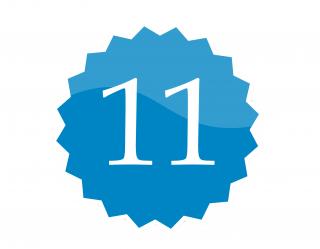 11 badge