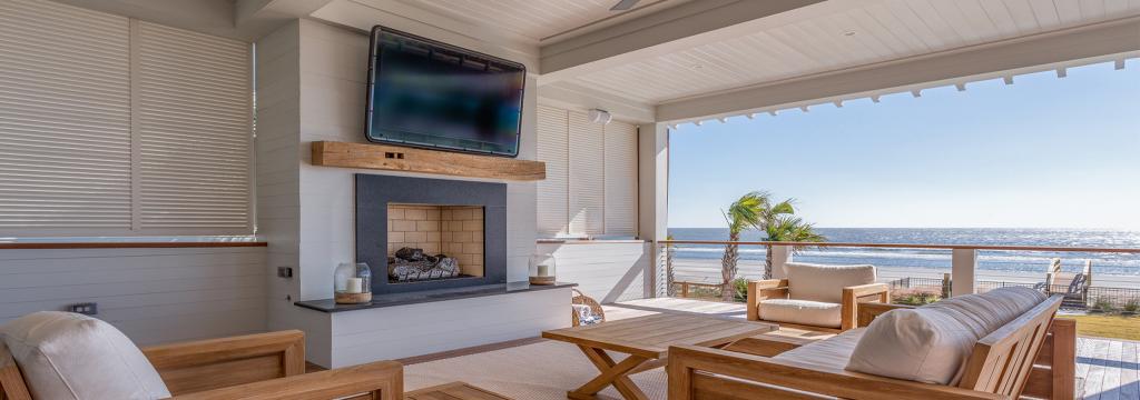 Porch at a Luxury Isle of Palms Rental