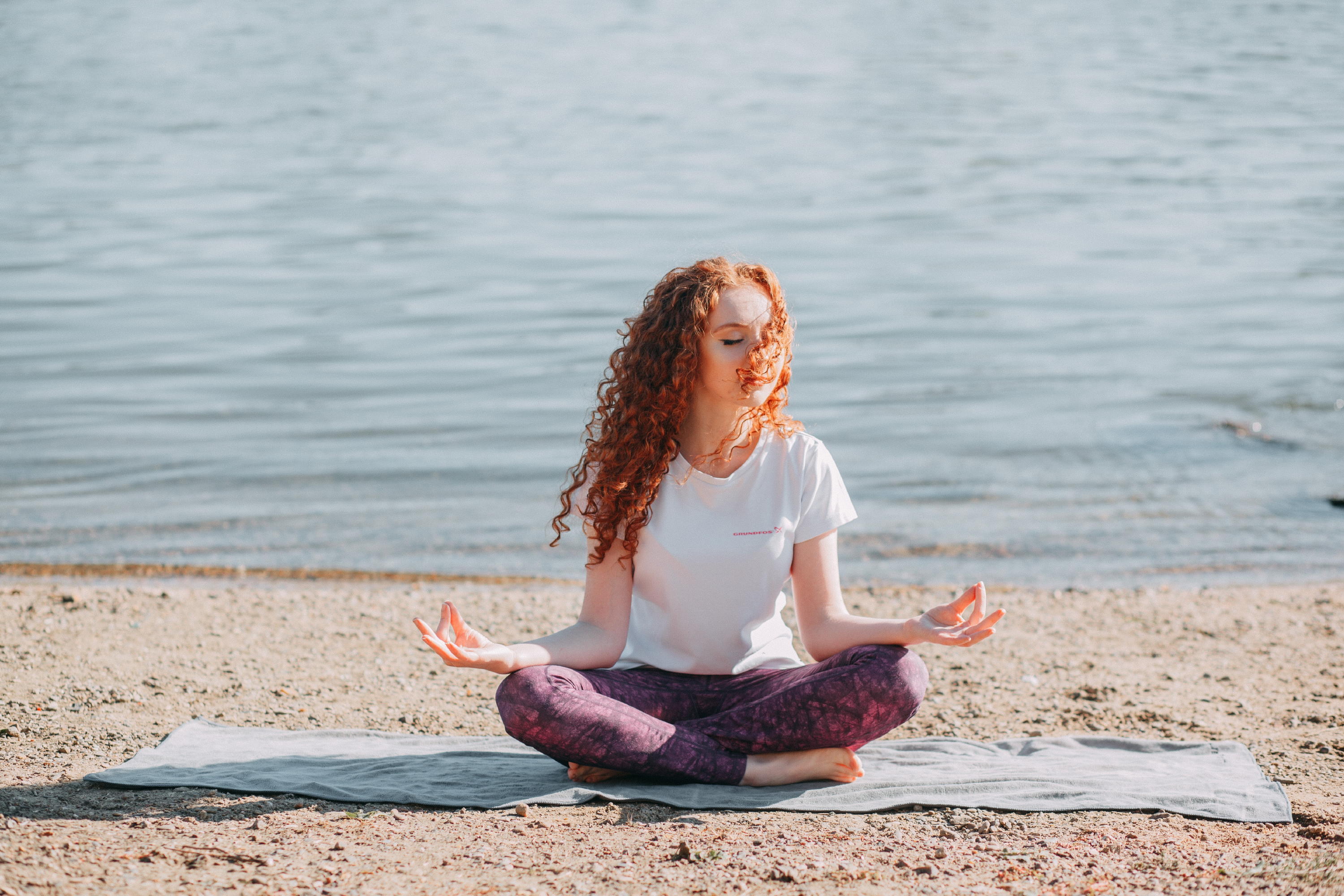 Yoga on the beach